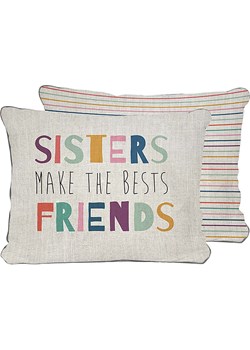 The Wild Hug Poszewka "Sisters" ze wzorem na poduszkę - 50 x 35 cm ze sklepu Limango Polska w kategorii Poduszki dekoracyjne - zdjęcie 189399722