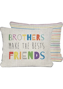 The Wild Hug Poszewka "Brothers" ze wzorem na poduszkę - 50 x 35 cm ze sklepu Limango Polska w kategorii Poduszki dekoracyjne - zdjęcie 189399724