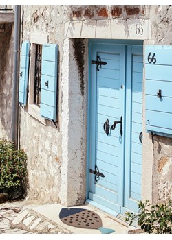 Madre Selva Wycieraczka "Dotted Fish" w kolorze jasnobrązowo-granatowym - 70 x 50 cm ze sklepu Limango Polska w kategorii Dom - zdjęcie 189399773