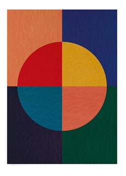 Really Nice Things Druk "Circles" na płótnie - 40 x 60 cm ze sklepu Limango Polska w kategorii Obrazy - zdjęcie 189399943