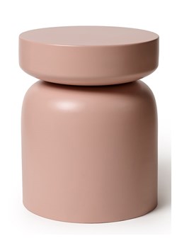 Madre Selva Stolik "Poppy" w kolorze jasnoróżowym - wys. 45 x Ø 30 cm ze sklepu Limango Polska w kategorii Stoliki kawowe - zdjęcie 189400142