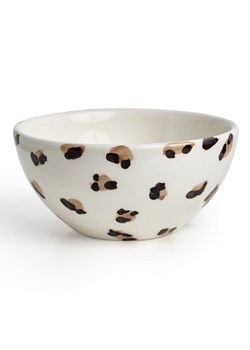 Madre Selva Miska "Cheetah" w kolorze biało-beżowym - Ø 16 cm ze sklepu Limango Polska w kategorii Naczynia - zdjęcie 189400163