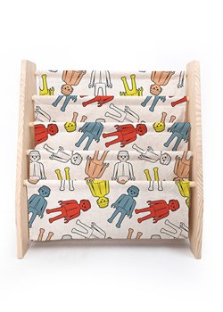 Playmobil Regał "Montessori" w kolorze białym ze wzorem na książki - 60 x 70 cm ze sklepu Limango Polska w kategorii Meble dziecięce - zdjęcie 189400492