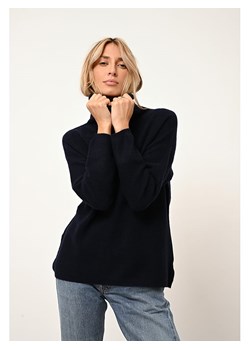 Just Cashmere Kaszmirowy golf "Blantyre" w kolorze granatowym ze sklepu Limango Polska w kategorii Swetry damskie - zdjęcie 189400524
