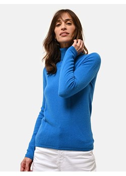 Just Cashmere Kaszmirowy sweter "Ava" w kolorze niebieskim ze sklepu Limango Polska w kategorii Swetry damskie - zdjęcie 189400631