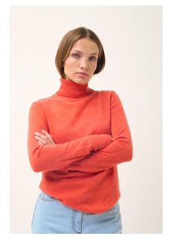 Just Cashmere Kaszmirowy golf "Ava" w kolorze pomarańczowym ze sklepu Limango Polska w kategorii Swetry damskie - zdjęcie 189400644