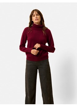 Just Cashmere Kaszmirowy golf "Debbie" w kolorze bordowym ze sklepu Limango Polska w kategorii Swetry damskie - zdjęcie 189400782