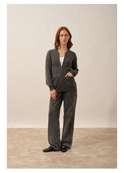 Just Cashmere Kaszmirowy kardigan "Ervie" w kolorze szarym ze sklepu Limango Polska w kategorii Swetry damskie - zdjęcie 189400801