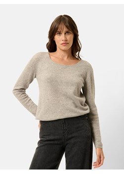 Just Cashmere Kaszmirowy sweter "Fiona" w kolorze szarobrązowym ze sklepu Limango Polska w kategorii Swetry damskie - zdjęcie 189400833