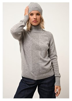 Just Cashmere Kaszmirowy golf w kolorze szarym ze sklepu Limango Polska w kategorii Swetry damskie - zdjęcie 189401103