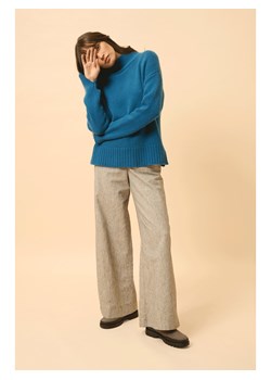 Just Cashmere Kaszmirowy sweter "Sullana" w kolorze niebieskim ze sklepu Limango Polska w kategorii Swetry damskie - zdjęcie 189401250