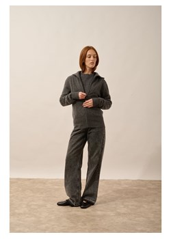 Just Cashmere Kaszmirowy kardigan "Talara" w kolorze szarym ze sklepu Limango Polska w kategorii Swetry damskie - zdjęcie 189401271