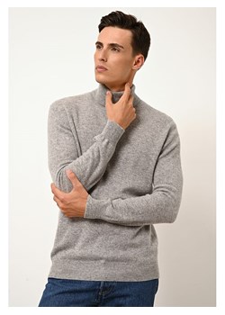 Just Cashmere Kaszmirowy golf "Connor" w kolorze szarym ze sklepu Limango Polska w kategorii Swetry męskie - zdjęcie 189401400