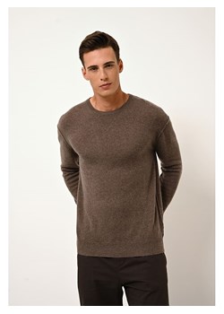 Just Cashmere Kaszmirowy sweter "Noe" w kolorze brązowym ze sklepu Limango Polska w kategorii Swetry męskie - zdjęcie 189401584