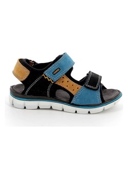 Primigi Skórzane sandały w kolorze granatowo-żółto-czarnym ze sklepu Limango Polska w kategorii Sandały dziecięce - zdjęcie 189401672