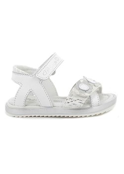 Primigi Skórzane sandały w kolorze białym ze sklepu Limango Polska w kategorii Sandały dziecięce - zdjęcie 189401782