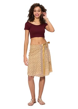 Aller Simplement Spódnica w kolorze beżowym ze sklepu Limango Polska w kategorii Spódnice - zdjęcie 189402313