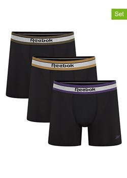 Reebok Bokserki (3 pary) "Angus" w kolorze czarnym ze sklepu Limango Polska w kategorii Majtki męskie - zdjęcie 189403761