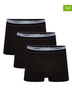 Reebok Bokserki (3 pary) "Mika" w kolorze czarnym ze sklepu Limango Polska w kategorii Majtki męskie - zdjęcie 189403850
