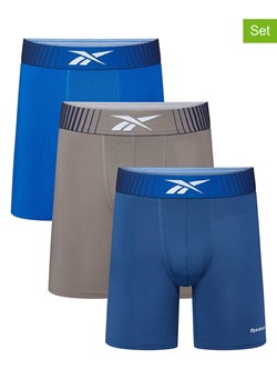 Reebok Bokserki (3 pary) "Waite" w kolorze niebiesko-szarym ze sklepu Limango Polska w kategorii Majtki męskie - zdjęcie 189403903