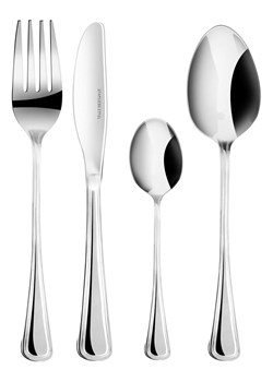 Vialli Design 24-częściowy zestaw sztućców w kolorze srebrnym ze sklepu Limango Polska w kategorii Sztućce - zdjęcie 189405103