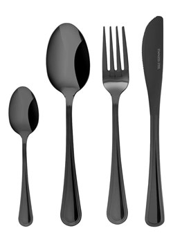 Vialli Design 24-częściowy zestaw sztućców w kolorze czarnym ze sklepu Limango Polska w kategorii Sztućce - zdjęcie 189405114