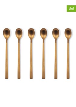 Vialli Design Łyżeczki koktajlowe (6 szt.) w kolorze złotym ze sklepu Limango Polska w kategorii Sztućce - zdjęcie 189405141