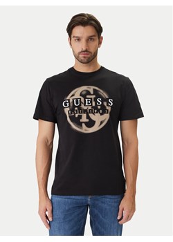 Guess T-Shirt M6GI09 K2989 Czarny Regular Fit ze sklepu MODIVO w kategorii T-shirty męskie - zdjęcie 189406582