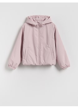 Reserved - Kurtka z kapturem - brudny róż ze sklepu Reserved w kategorii Kurtki dziewczęce - zdjęcie 189407004