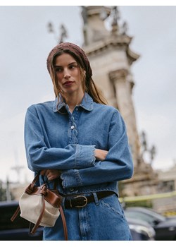 Reserved - Kurtka jeansowa - niebieski ze sklepu Reserved w kategorii Kurtki damskie - zdjęcie 189407142