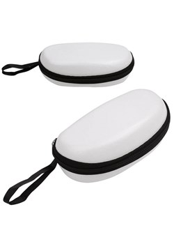 Białe Etui okularowe futerał na zamek z uchwytem ETC-99A ze sklepu Stylion w kategorii Etui - zdjęcie 189407371