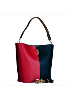 Vezze torba shopper granatowa ze skóry naturalnej xl ze sklepu melon.pl w kategorii Torby Shopper bag - zdjęcie 33858264