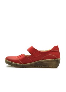 Półbuty Helios 315 Czerwone lico ze sklepu Arturo-obuwie w kategorii Półbuty damskie - zdjęcie 35059423