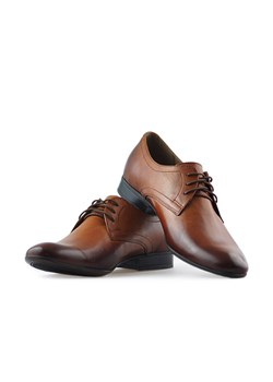 Pantofle Lesta 3948 Jasny brąz ze sklepu Arturo-obuwie w kategorii Buty eleganckie męskie - zdjęcie 39704793