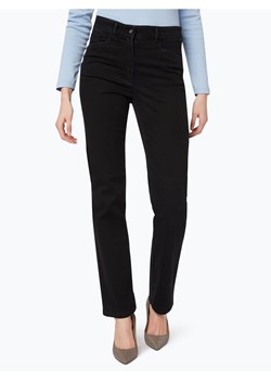 Zerres Spodnie  Kobiety Bawełna czarny jednolity ze sklepu vangraaf w kategorii Spodnie damskie - zdjęcie 46960332