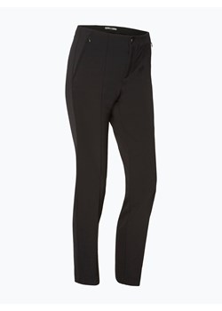 MAC Spodnie Kobiety Sztuczne włókno czarny jednolity ze sklepu vangraaf w kategorii Spodnie damskie - zdjęcie 46961321