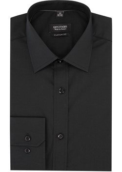 KOSZULA VERSONE COD4 DŁUGI RĘKAW CUSTOM FIT CZERŃ ze sklepu Recman w kategorii Koszule męskie - zdjęcie 49176020
