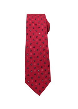 Krawat Męski, Czerwony w Drobne Kwiatki - Angelo di Monti KRADM1398 ze sklepu JegoSzafa.pl w kategorii Krawaty - zdjęcie 52172294