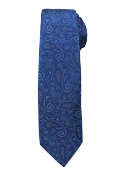 Modny i Elegancki Krawat Alties - Niebieski w Duży Wzór Paisley KRALTS0179 ze sklepu JegoSzafa.pl w kategorii Krawaty - zdjęcie 52172402