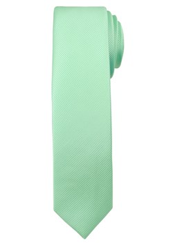 Jednokolorowy Krawat Męski, Śledź - 5 cm - Angelo di Monti, Jasnozielony KRADM1409 ze sklepu JegoSzafa.pl w kategorii Krawaty - zdjęcie 54507262