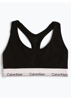Calvin Klein Gorset damski Kobiety Bawełna czarny jednolity ze sklepu vangraaf w kategorii Biustonosze - zdjęcie 56559050