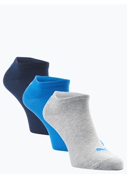 Puma - Męskie skarpety do obuwia sportowego pakowane po 3 szt., niebieski ze sklepu vangraaf w kategorii Skarpetki męskie - zdjęcie 56559073