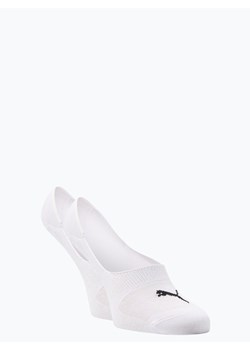 Puma Męskie skarpety do obuwia sportowego pakowane po 2 szt. Mężczyźni Bawełna biały jednolity ze sklepu vangraaf w kategorii Skarpetki męskie - zdjęcie 56559082