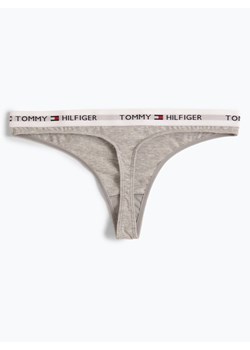 Tommy Hilfiger Stringi Kobiety Bawełna szary jednolity ze sklepu vangraaf w kategorii Majtki damskie - zdjęcie 56559100