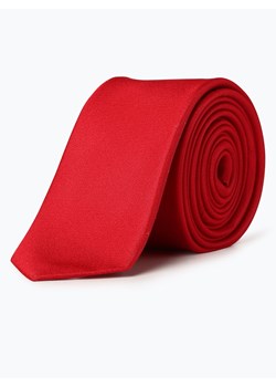 Olymp Level Five - Krawat jedwabny męski, czerwony ze sklepu vangraaf w kategorii Krawaty - zdjęcie 56559363