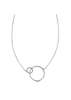 Naszyjnik srebrny z cyrkoniami - koło - Scarlet ze sklepu YES.pl w kategorii Naszyjniki - zdjęcie 57362413