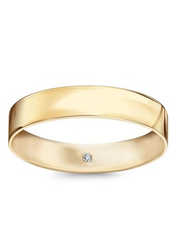 Obrączka złota z diamentem - Forever ze sklepu YES.pl w kategorii Obrączki - zdjęcie 57587672