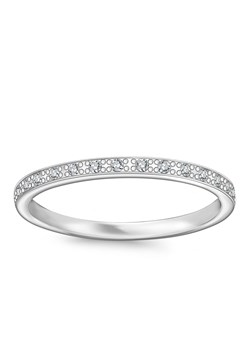 Obrączka z białego złota z diamentami - Forever ze sklepu YES.pl w kategorii Obrączki - zdjęcie 57587711