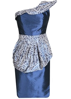 Sukienka FSU217 CHABROWY CIEMNY ze sklepu fokus.pl w kategorii Sukienki - zdjęcie 57689474