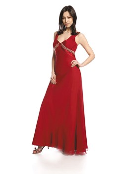 Suknia FSU717 MALINOWY ze sklepu fokus.pl w kategorii Sukienki - zdjęcie 57691053